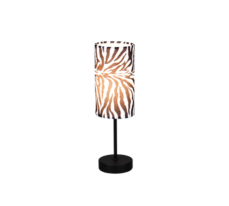 Lámpara de sobremesa Trio Zebara LED negro mate 2700K 36,5cm R56751032