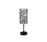 Lámpara de sobremesa Trio Zebara LED negro mate 2700K 36,5cm R56751032