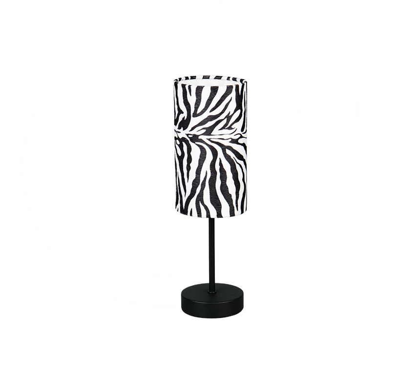 Lámpara de sobremesa Trio Zebara LED negro mate 2700K 36,5cm R56751032