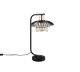 Lámpara de sobremesa Trio Lauris LED negro mate 2700K 44cm R56791032