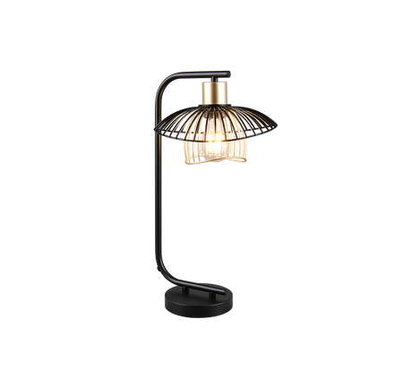 Lámpara de sobremesa Trio Lauris LED negro mate 2700K 44cm R56791032