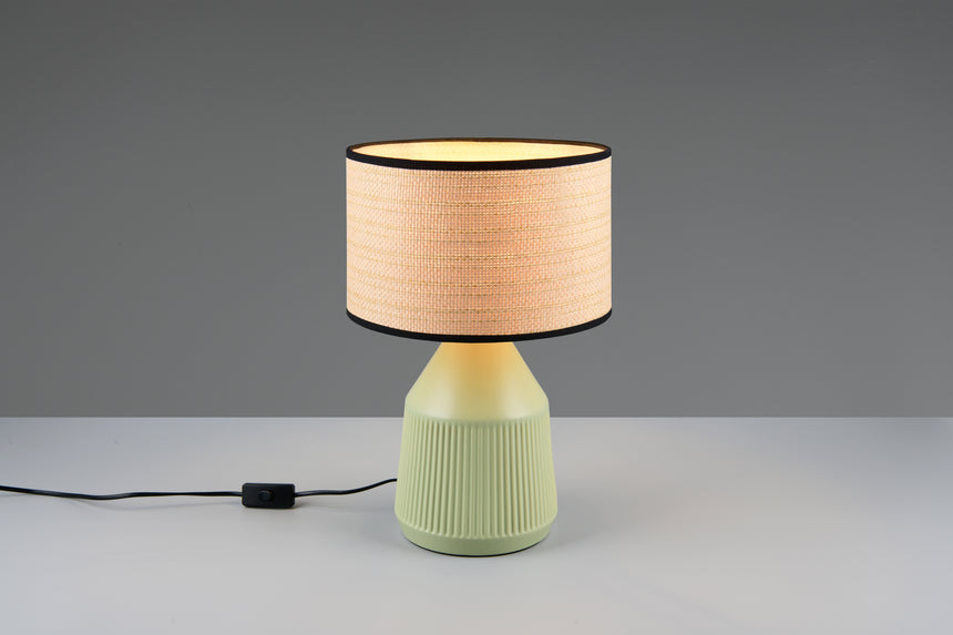 Lámpara de sobremesa Trio Formentera LED green 2700K 43cm R56801015