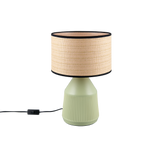 Lámpara de sobremesa Trio Formentera LED green 2700K 43cm R56801015
