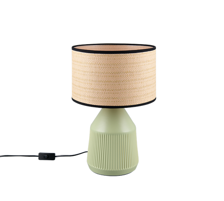Lámpara de sobremesa Trio Formentera LED green 2700K 43cm R56801015