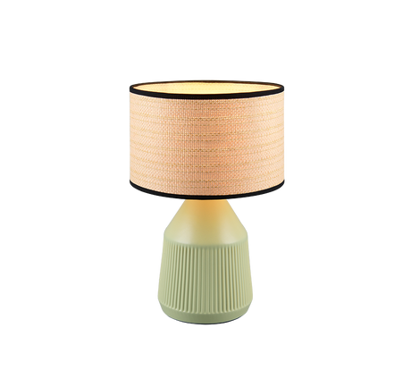Lámpara de sobremesa Trio Formentera LED green 2700K 43cm R56801015
