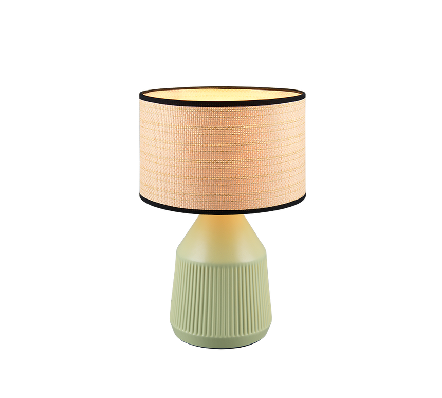 Lámpara de sobremesa Trio Formentera LED green 2700K 43cm R56801015