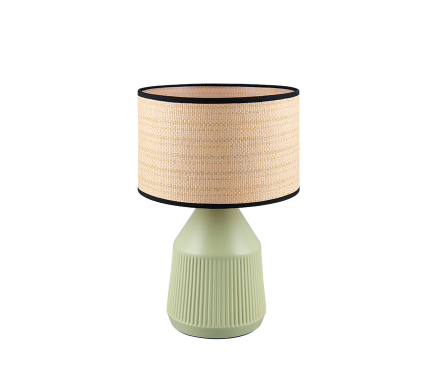 Lámpara de sobremesa Trio Formentera LED green 2700K 43cm R56801015
