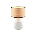 Lámpara de sobremesa Trio Formentera LED blanco mate 2700K 43cm R56801031