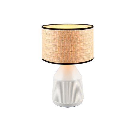Lámpara de sobremesa Trio Formentera LED blanco mate 2700K 43cm R56801031