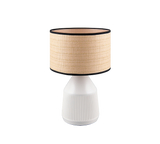 Lámpara de sobremesa Trio Formentera LED blanco mate 2700K 43cm R56801031