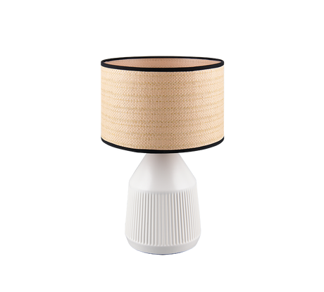 Lámpara de sobremesa Trio Formentera LED blanco mate 2700K 43cm R56801031