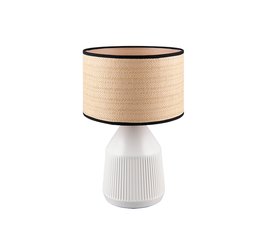 Lámpara de sobremesa Trio Formentera LED blanco mate 2700K 43cm R56801031