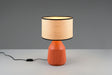 Lámpara de sobremesa Trio Formentera LED terracotta 2700K 43cm R56801039