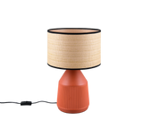 Lámpara de sobremesa Trio Formentera LED terracotta 2700K 43cm R56801039