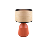 Lámpara de sobremesa Trio Formentera LED terracotta 2700K 43cm R56801039