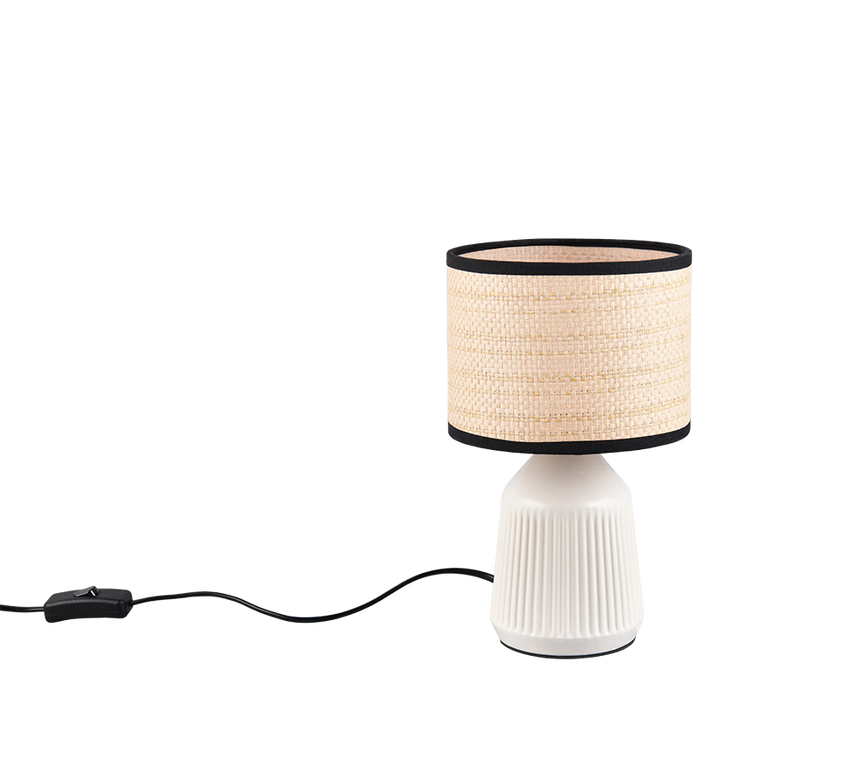 Lámpara de sobremesa Trio Formentera LED blanco mate 2700K R56801931