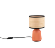 Lámpara de sobremesa Trio Formentera LED terracotta 2700K R56801939