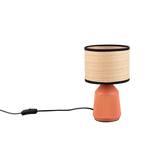 Lámpara de sobremesa Trio Formentera LED terracotta 2700K R56801939