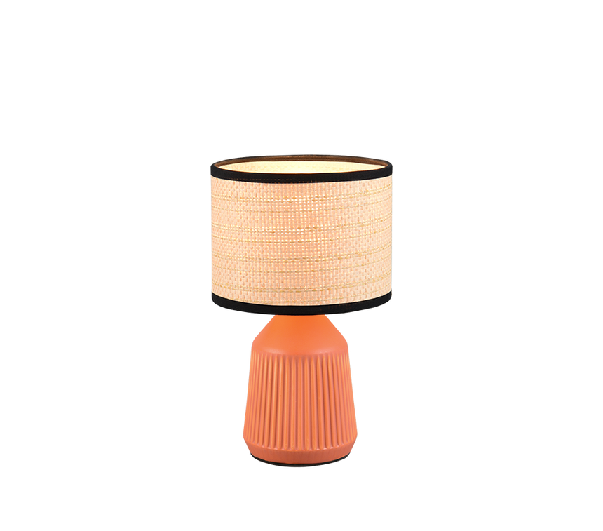 Lámpara de sobremesa Trio Formentera LED terracotta 2700K R56801939
