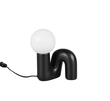 Lámpara de sobremesa Trio Quinn LED negro 3000K R56821002
