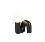 Lámpara de sobremesa Trio Quinn LED negro 3000K R56821002