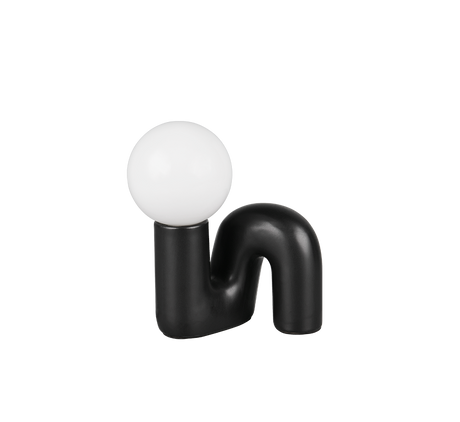 Lámpara de sobremesa Trio Quinn LED negro 3000K R56821002