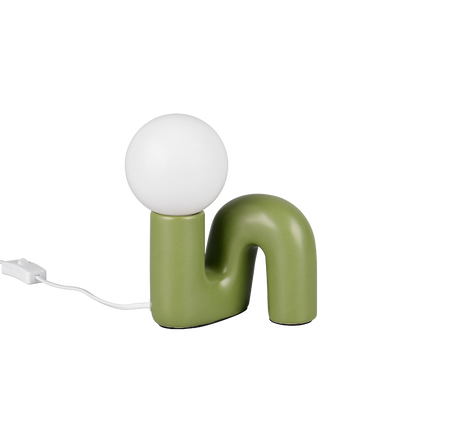 Lámpara de sobremesa Trio Quinn LED green 3000K R56821015