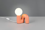 Lámpara de sobremesa Trio Quinn LED apricot 3000K R56821040