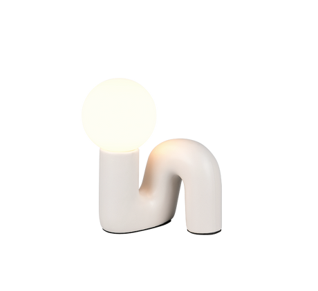 Lámpara de sobremesa Trio Quinn LED gris cálido 3000K R56821076
