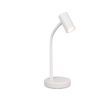 Lámpara de sobremesa Trio Taryn LED blanco mate 2700K R56851031