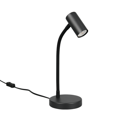 Lámpara de sobremesa Trio Taryn LED negro mate 2700K R56851032
