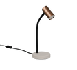 Lámpara de sobremesa Trio Taryn LED marrón café 2700K R56851065