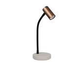 Lámpara de sobremesa Trio Taryn LED marrón café 2700K R56851065