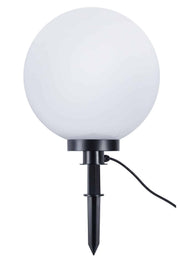 Lámpara de pie de exterior Trio Bolo blanco IP44 71,3cm R57044001