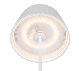 Lámpara de sobremesa de exterior Trio Suarez LED portátil blanco mate 3000K IP44 R57706131 - vista 2