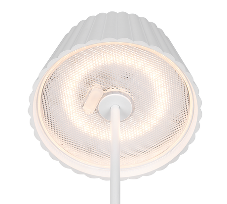 Lámpara de sobremesa de exterior Trio Suarez LED portátil blanco mate 3000K IP44 R57706131 - vista 2