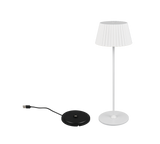 Lámpara de sobremesa de exterior Trio Suarez LED portátil blanco mate 3000K IP44 R57706131 - vista 4