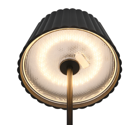 Lámpara de sobremesa de exterior Trio Suarez LED portátil negro mate 3000K IP44 R57706132 - vista 2