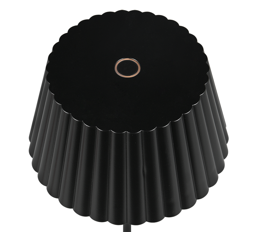 Lámpara de sobremesa de exterior Trio Suarez LED portátil negro mate 3000K IP44 R57706132 - vista 3