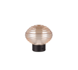 Lámpara de sobremesa Trio Earl LED táctil recargable negro mate y cristal ámbar — ref. R57771113 (5)