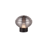 Lámpara de sobremesa Trio Earl LED táctil recargable negro mate y cristal ahumado — ref. R57771154 (2)