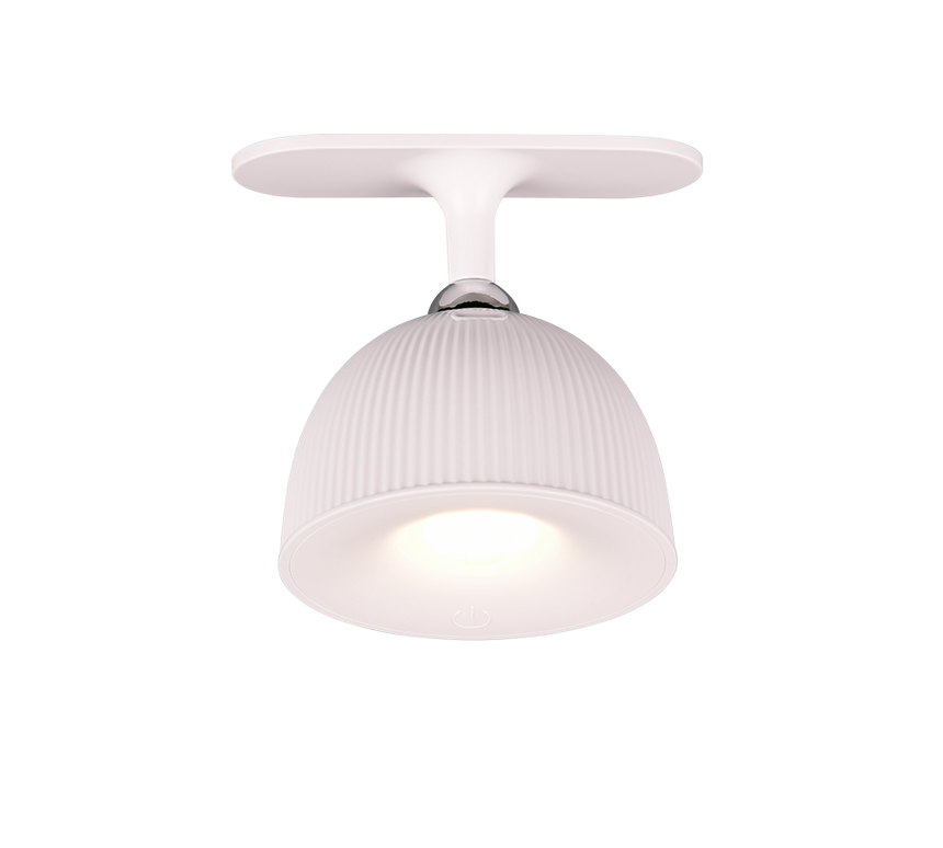 Lámpara de sobremesa Trio Maxima LED portátil blanco 3000K táctil USB 41cm R57791101 - vista 4
