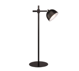 Lámpara de sobremesa Trio Maxima LED portátil negro 3000K táctil USB 41cm R57791102