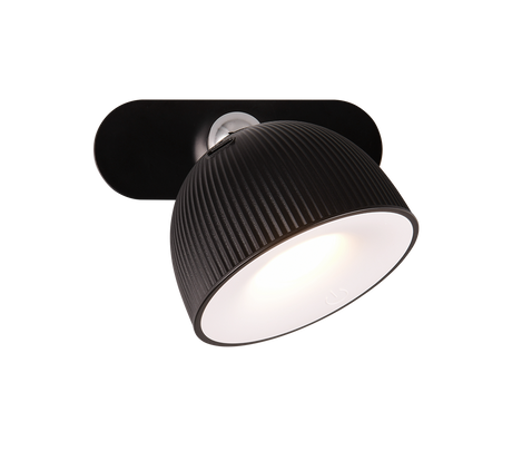 Lámpara de sobremesa Trio Maxima LED portátil negro 3000K táctil USB 41cm R57791102 - vista 3