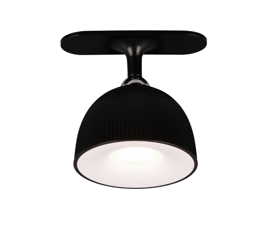 Lámpara de sobremesa Trio Maxima LED portátil negro 3000K táctil USB 41cm R57791102 - vista 4