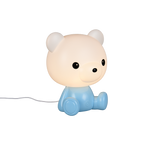 Lámpara de sobremesa Trio Cutie LED azul 3000K táctil USB R57991112