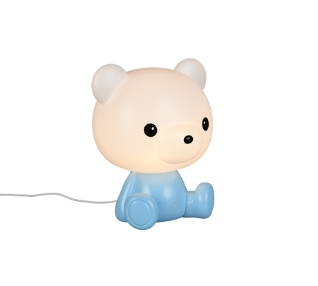 Lámpara de sobremesa Trio Cutie LED azul 3000K táctil USB R57991112