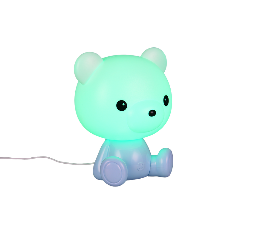 Lámpara de sobremesa Trio Cutie LED azul 3000K táctil USB R57991112 - vista 5