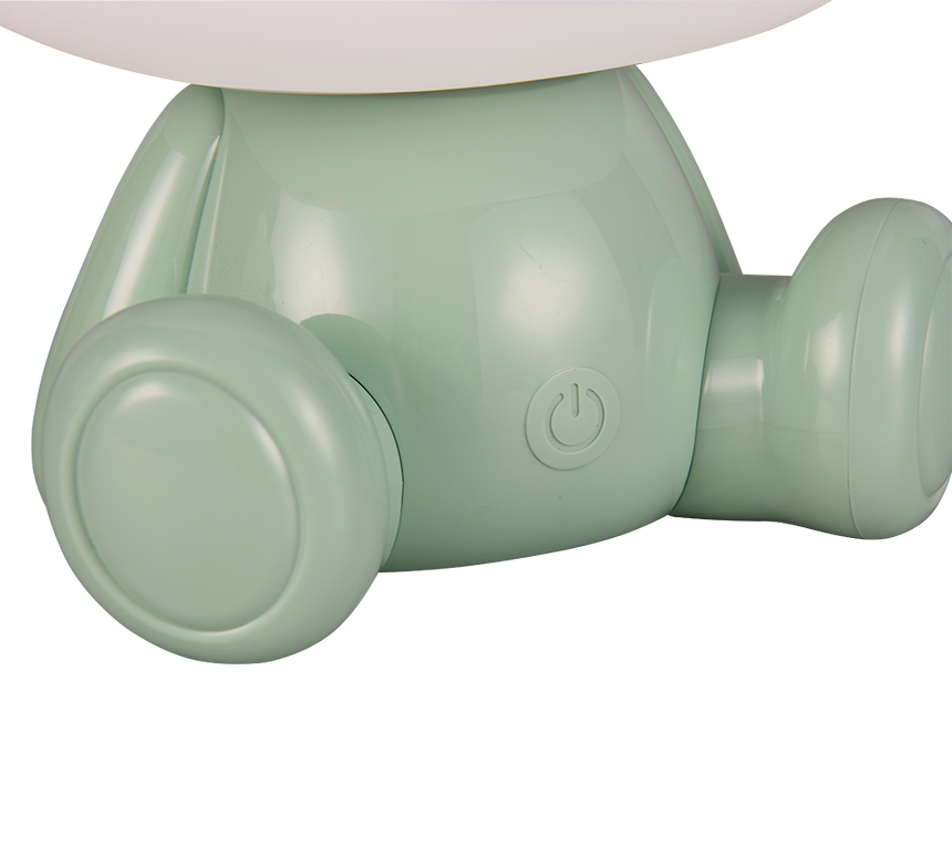 Lámpara de sobremesa Trio Cutie LED verde 3000K táctil USB R57991115 - vista 2