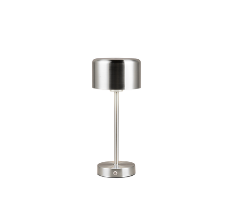 Lámpara de sobremesa Trio Jeff LED portátil níquel mate 3000K táctil USB R59151107